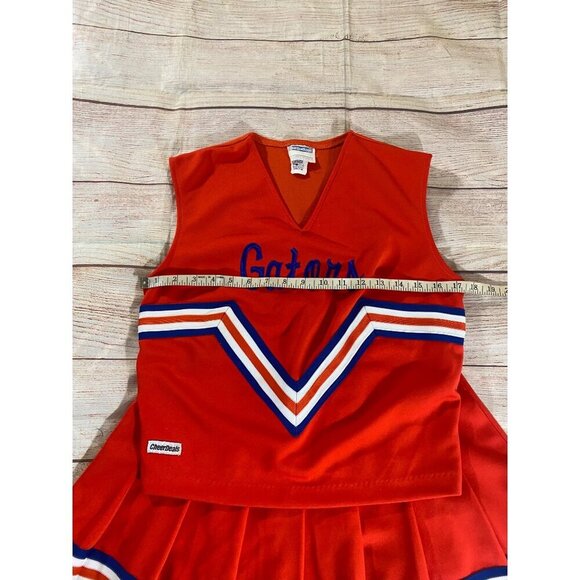 Cheer Deals Women's Orange Gatore Two Piece Cheer Leading Set - 40/9 - Picture 12 of 15